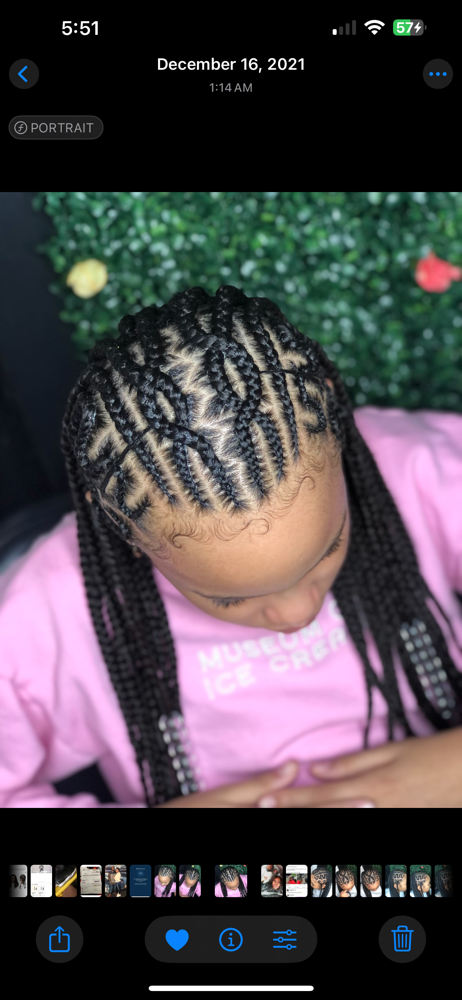 Fulani freestyle-Box Braid Braids-