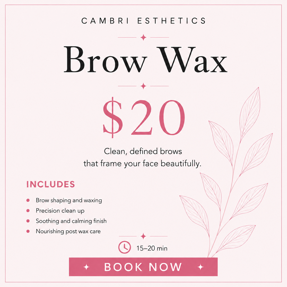 Brow Wax at Cambri Esthetics in Davenport, IA