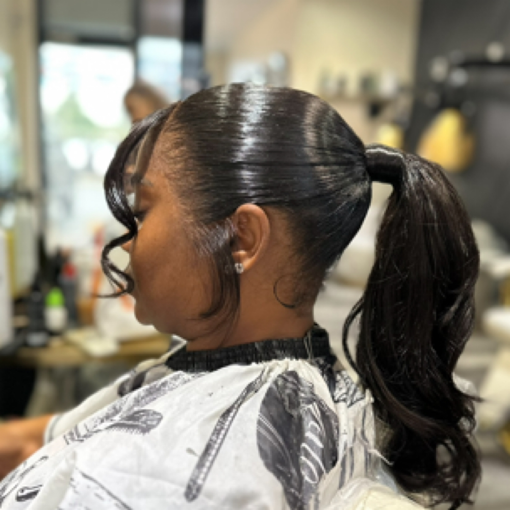 Frontal Ponytail at Sinise Caprice Studio in New Castle, DE