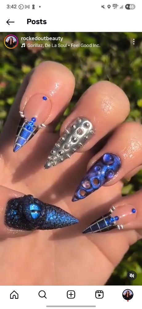 NAIL ART PER NAIL at Rocked Out Beauty LLC in Merritt Island, FL