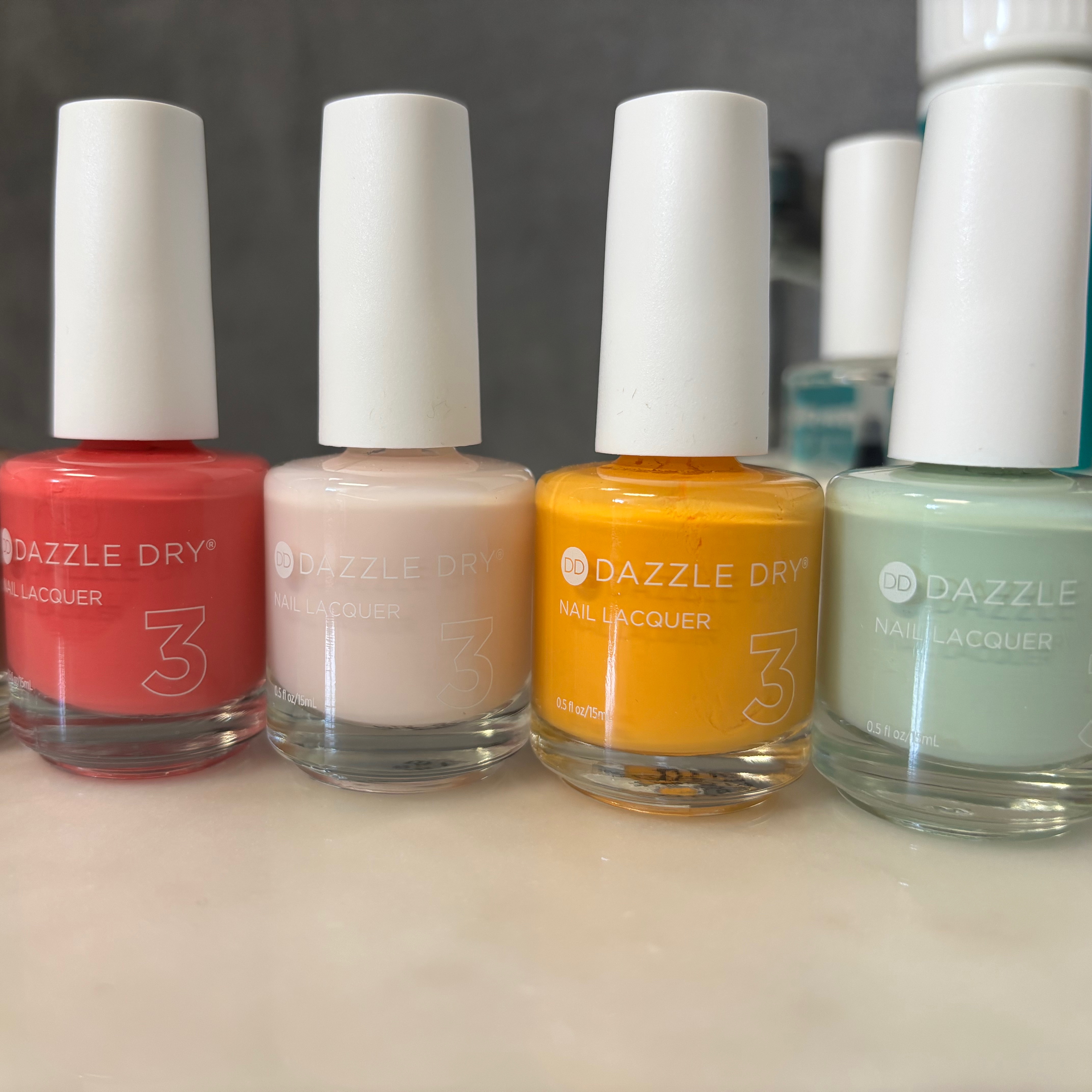 Dazzle Dry Manicure at Curated Colour, A Nail Boutique in Acme, MI