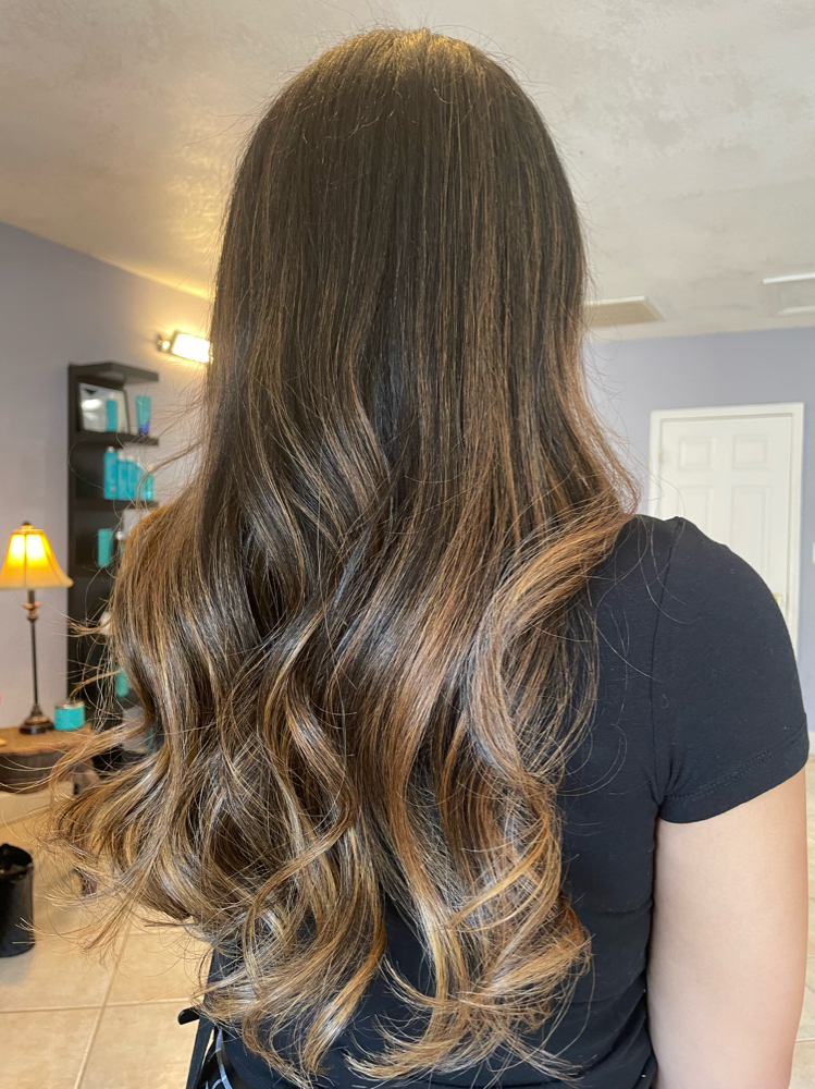 Balayage (no base color change)