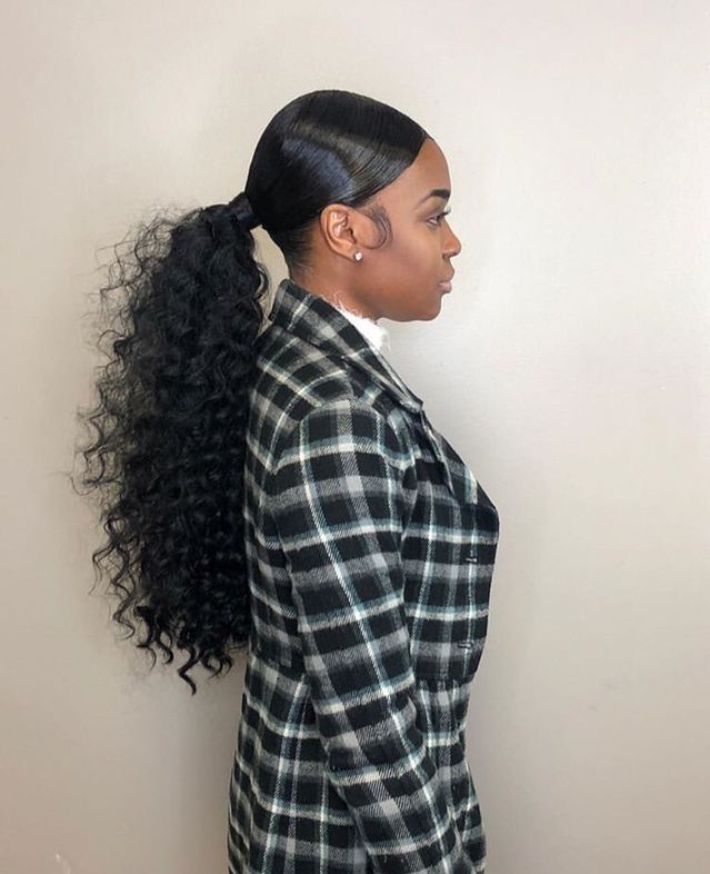 Sleek Ponytail W/ Extension