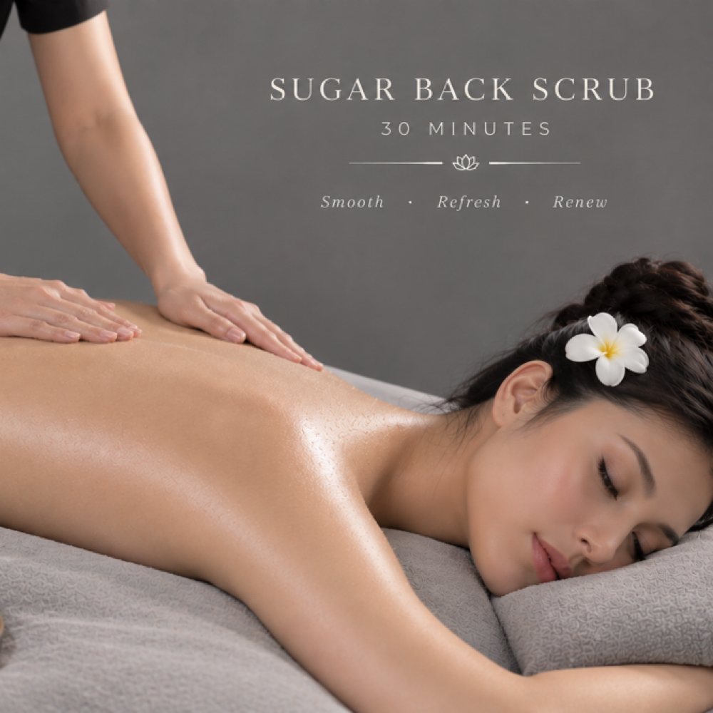 Luxury Sugar Back Scrub -35 Minutes at Glendale Thai Massage & Head Spa in Glendale, AZ