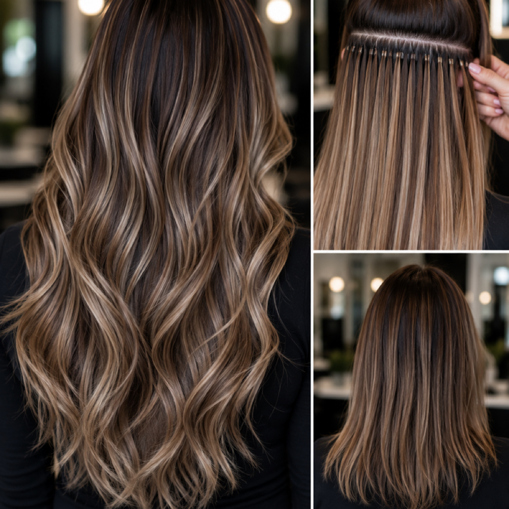 Hair Extension Application at Pure Glam Hair Studio in Moorpark, CA