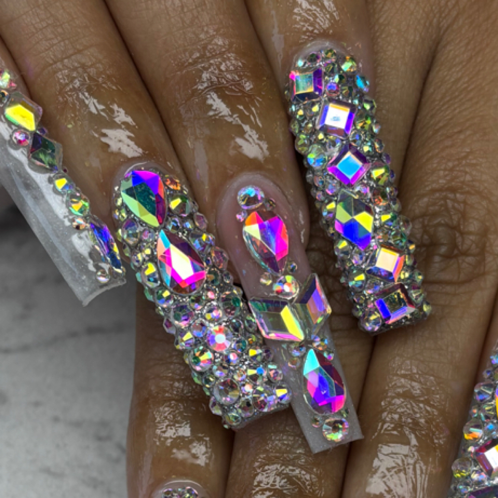 2 Full Blinged Nails at The Alchemist Studio LLC in Milwaukee, WI