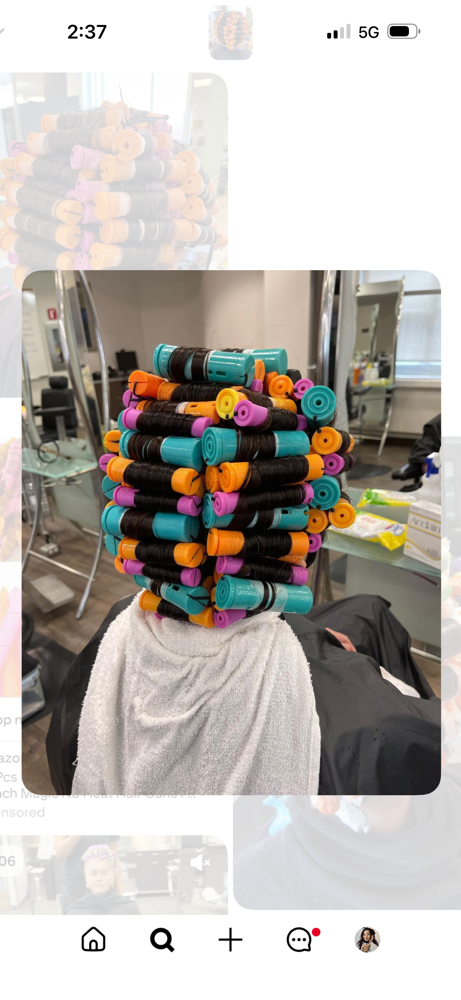 Womens Permanent Wave Application at Hair by Kennedy in Monroe, NC