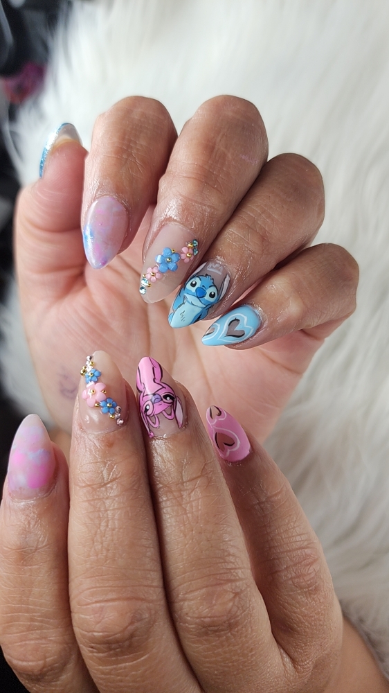 Intermediate Character Nail Art