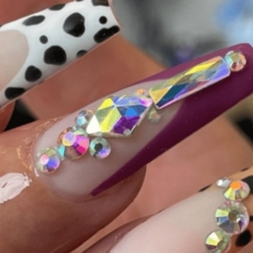 ADD ON- bling nail at Tips&Clips Hair&Nails in lincoln park, MI