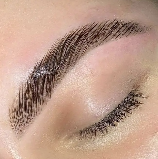 Brow Lamination with Tint