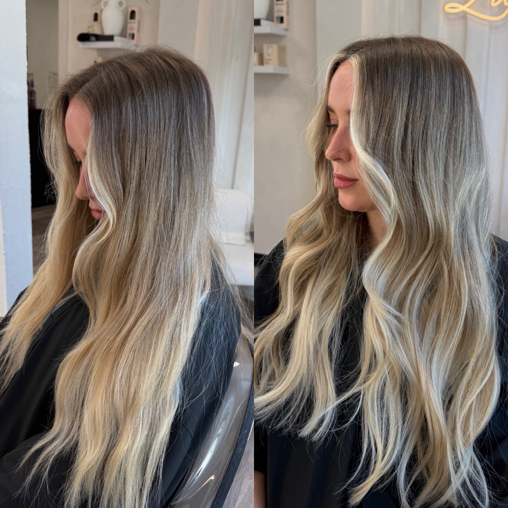 Mini Custom Blonding at Luxe and Mane Co in Spring, TX