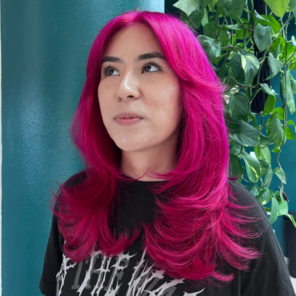 🍒 Long Hair Color Past Shoulders at Velvet Moon Hair & Nails Studio in Ventura, CA