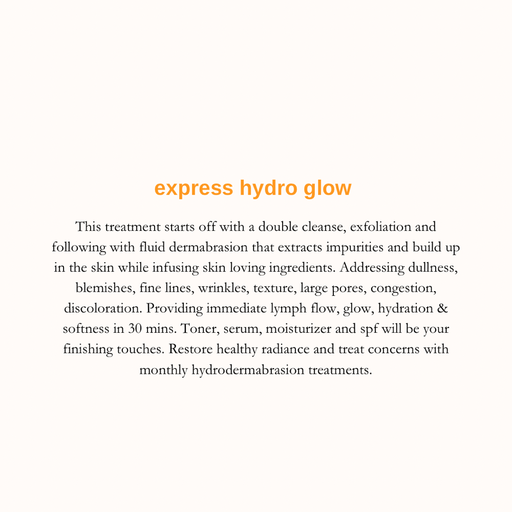Express Hydro Glow Facial