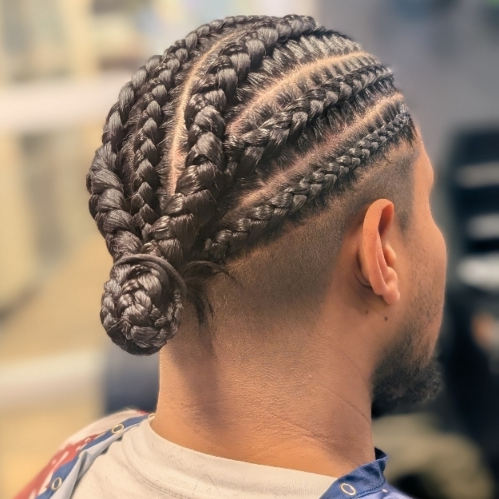 Braids at Blades N’ Fades in Littleton, CO