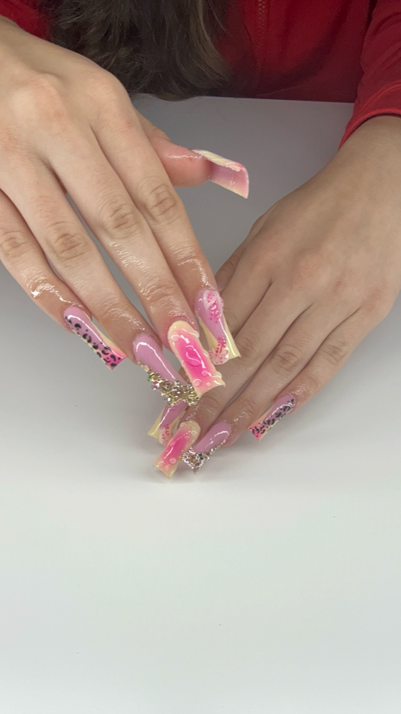 Long Duck Nails at Nailed by Morgan in Savannah, GA