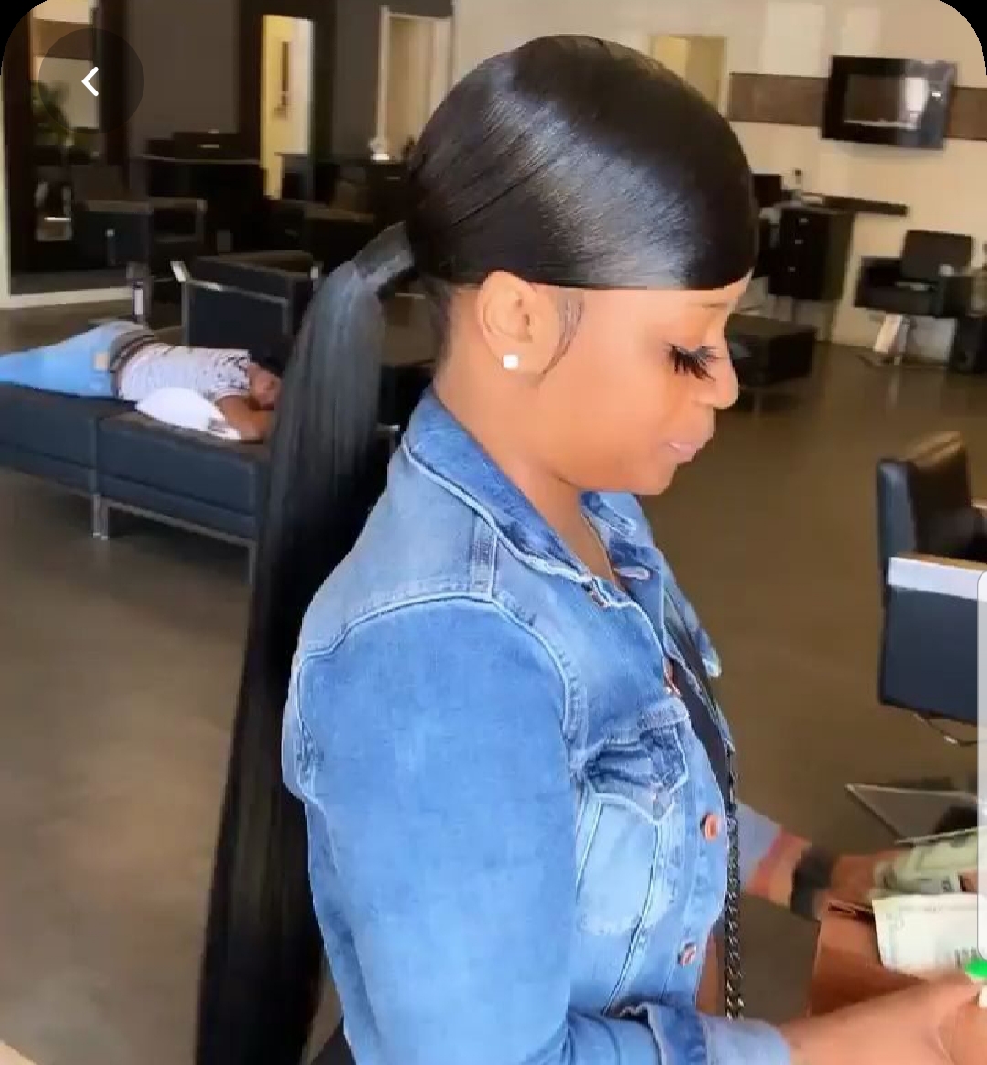 Sleek Ponytail No Bang