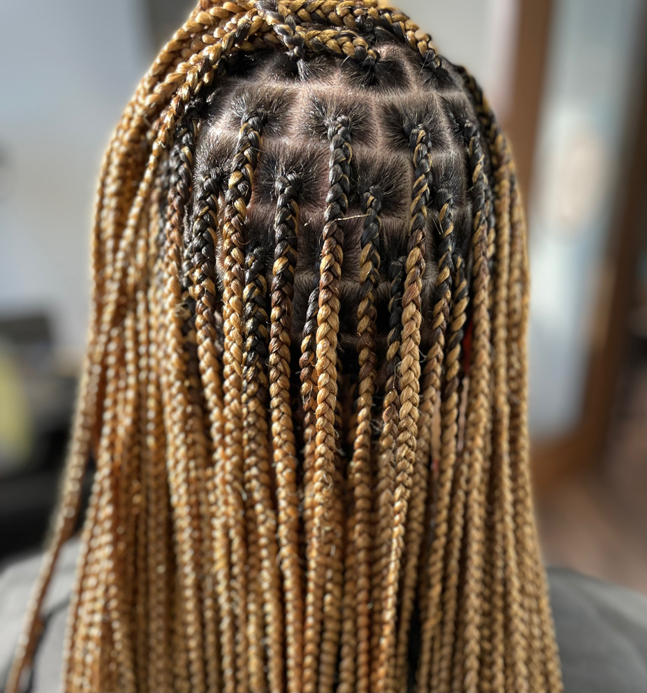 Smedium Knotless Box Braids