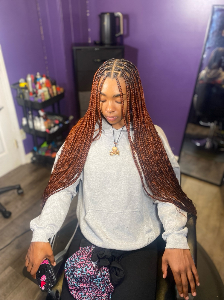 Medium Knotless Braids