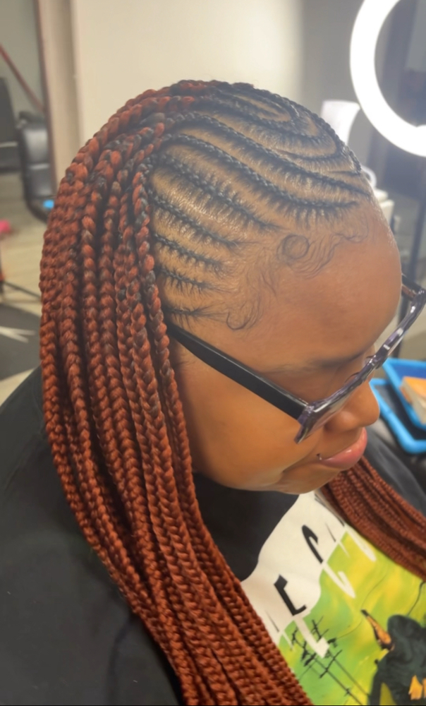 Tribal/fulani Braids at Bri Braids in Berkeley, MO