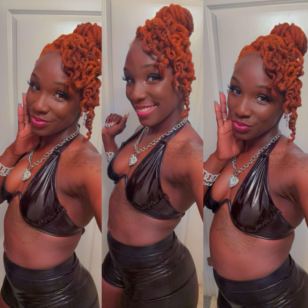 Loc Curls at Mochas Lux Locs in Hinesville, GA