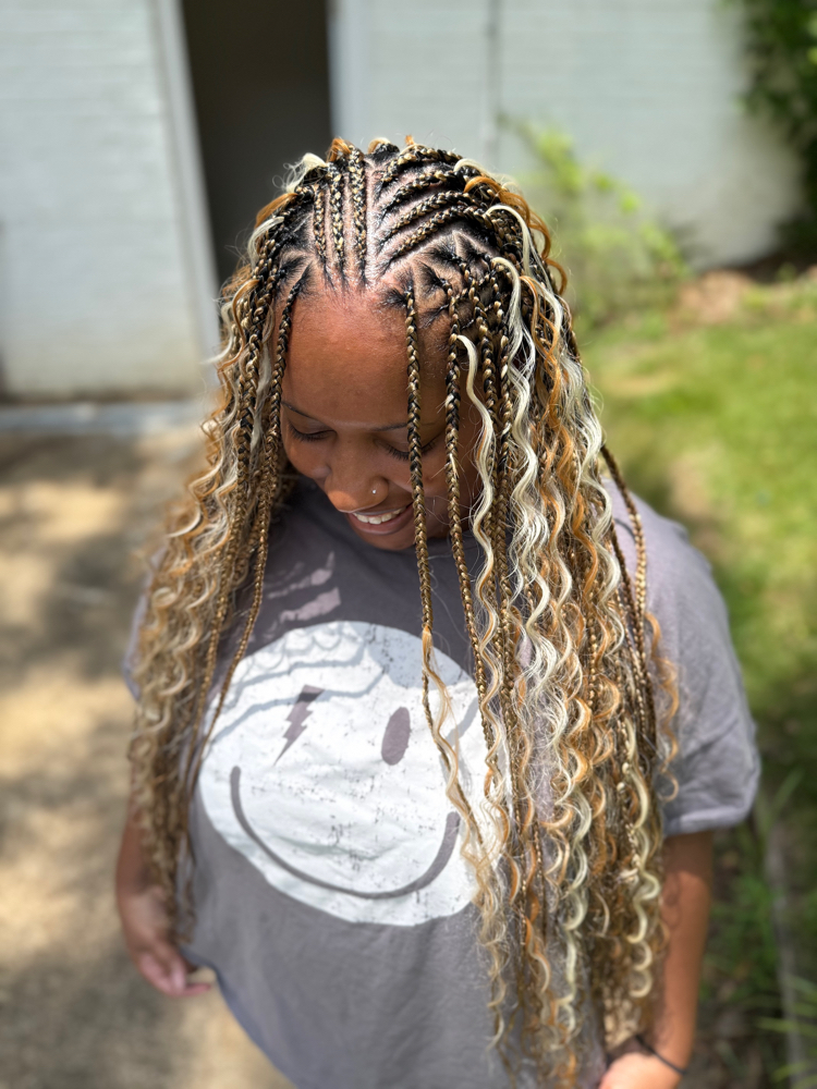 VERSATILE “FLIP-OVER” FULANI BRAIDS at I.Lenice Designs in Mableton, GA