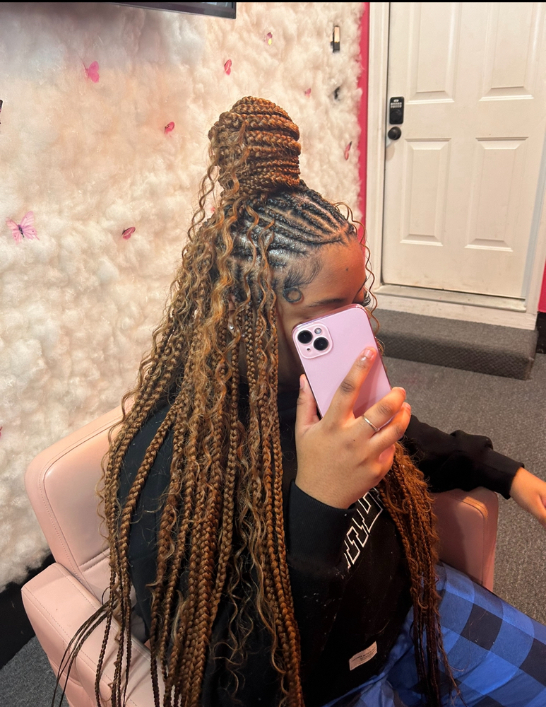 Fulani Knotless Braids