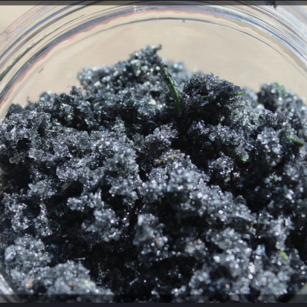 Black Lava Salt scrub at Healing BeauT Aesthetics in Wauwatosa, WI
