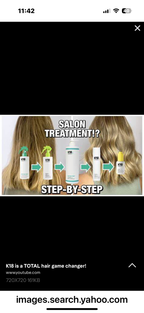 K-18  Treatment And Blowdry at Vivid Strands in North Haven, CT