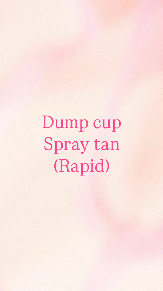 Rapid Dump Cup Spray Tan