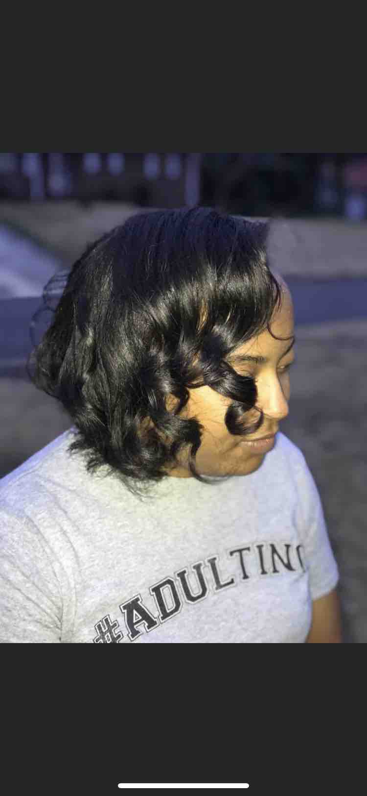 Natural hairstyle / Silk press