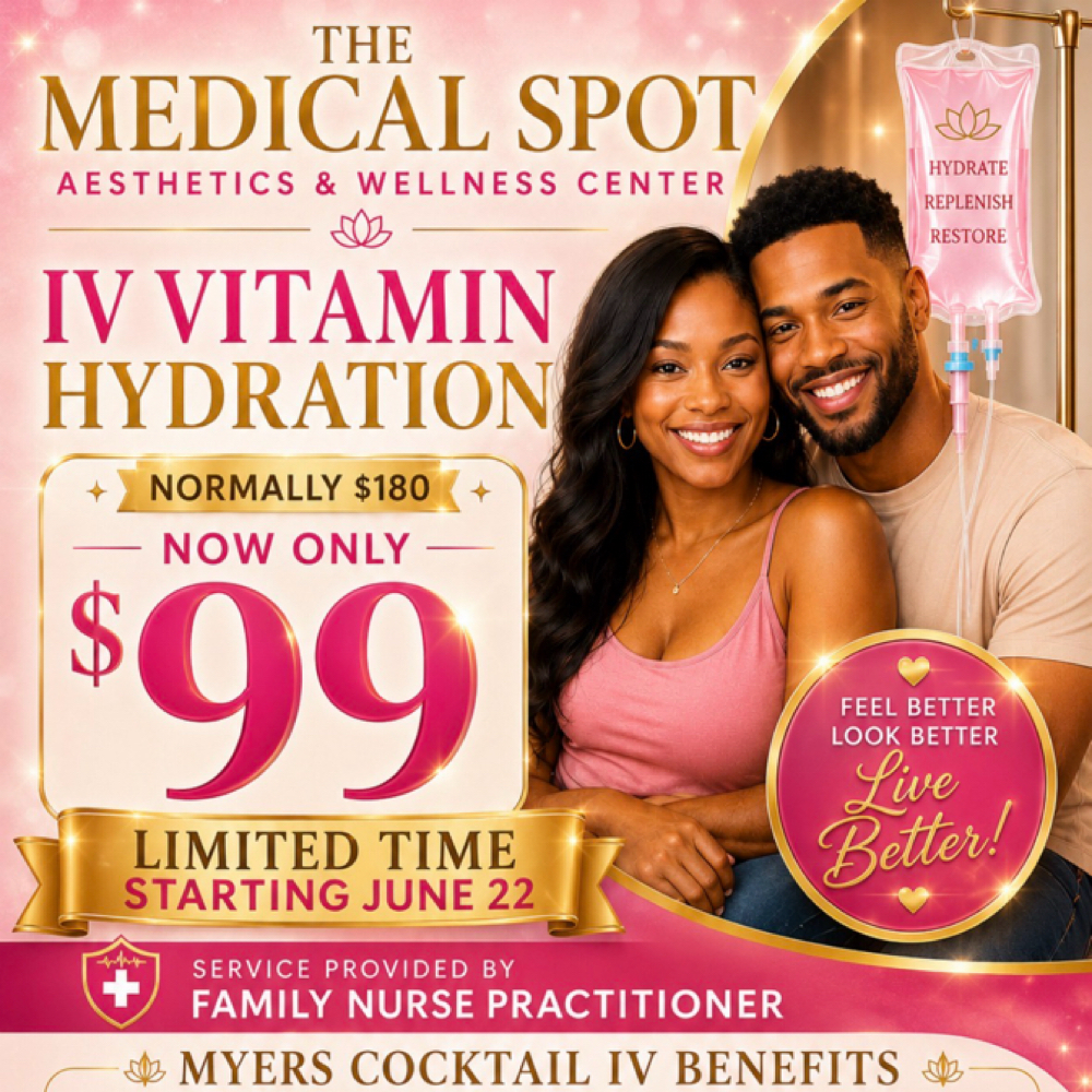 SUMMER IV HYDRATION $99 at The Medical Spot in Fayetteville, GA