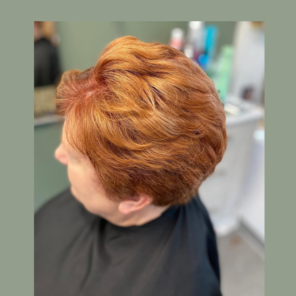 Color Root Retouch at Vivid Beauty in Westminster, MD