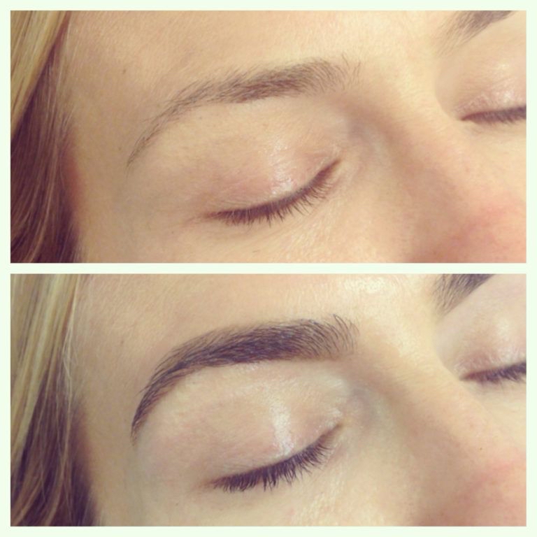 Brow tinting
