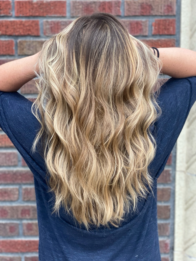 Balayage With Blowdry