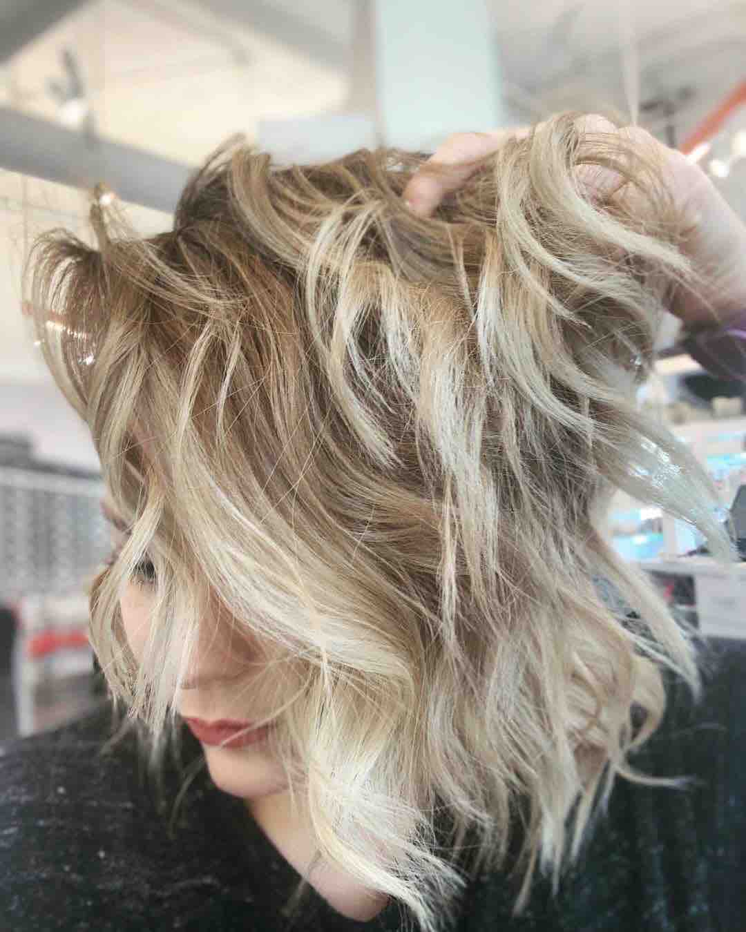 Balayage On Short Hair