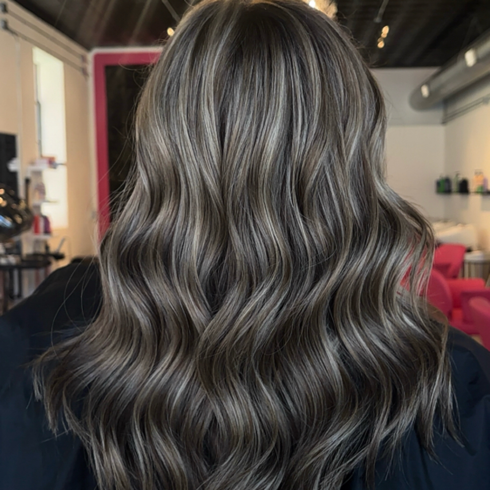 Full lowlight at STYLED BY JENNA in Lexington, NC
