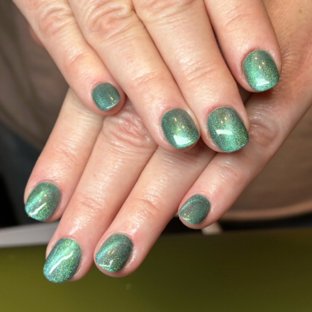 Cat Eye Nail Art at Eddie Ortiz Beauty in Lexington Park, MD