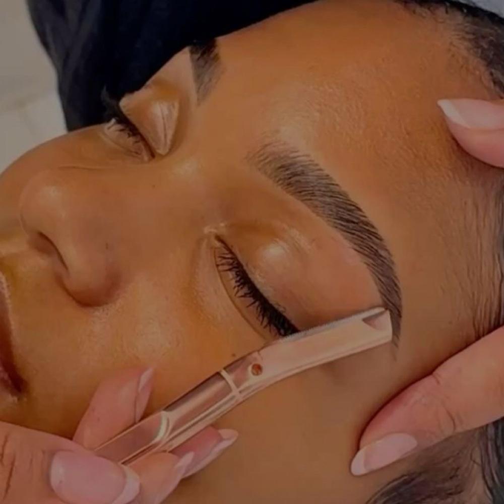 Brow lamination + wax at Skintherapyhtx in Houston, TX