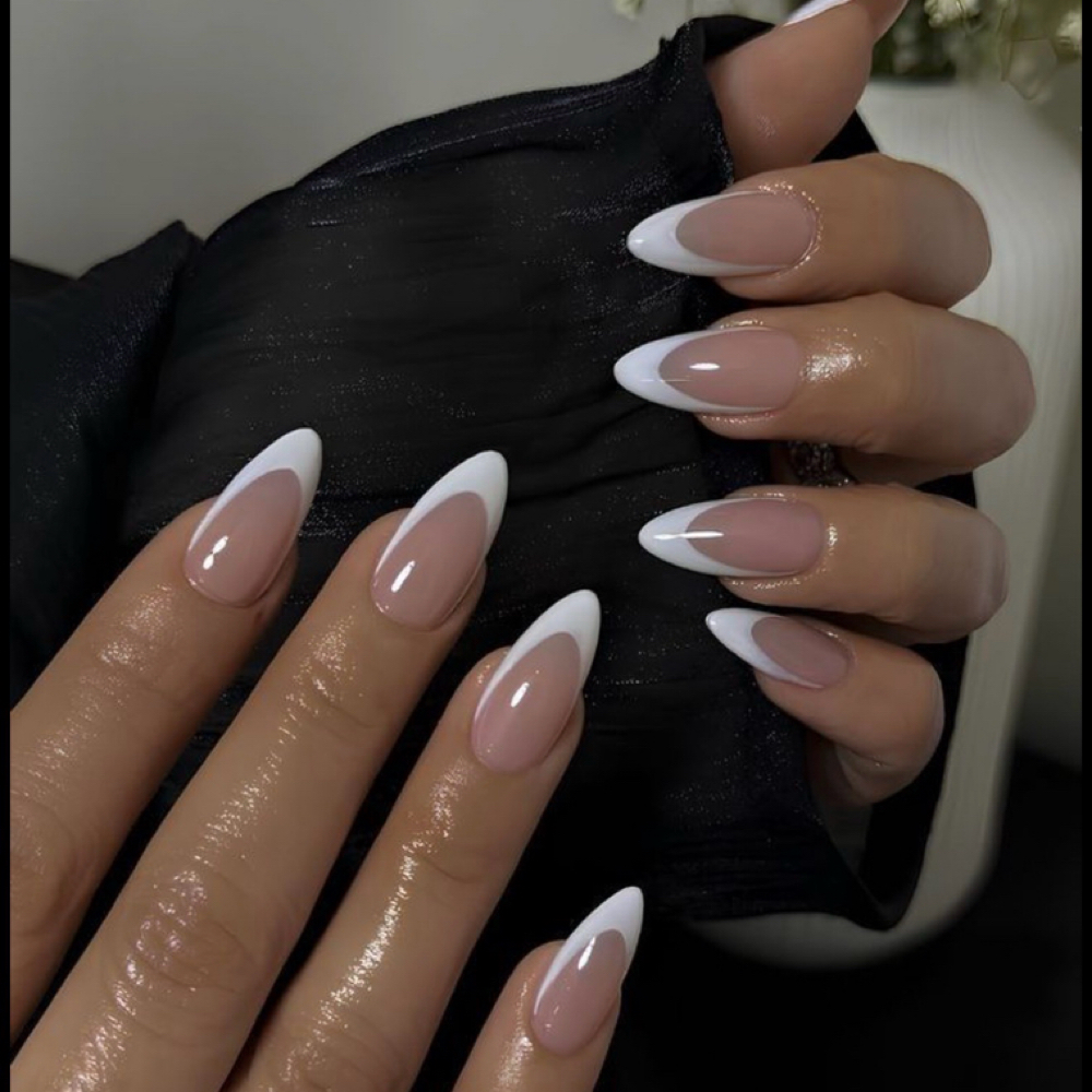 French Polish at Graffiti Nail Salon in Madison, WI