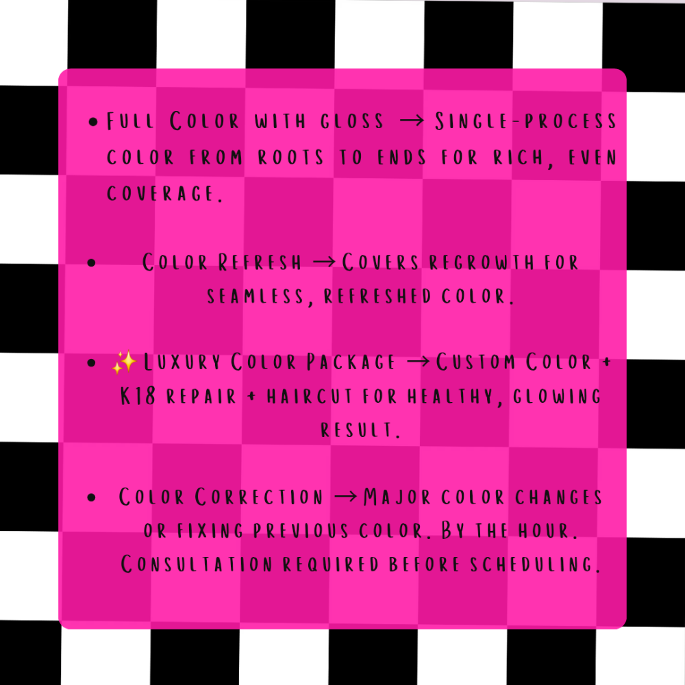 Custom Color Services at THE STUDIO by L Esthetics in Grand Junction, CO