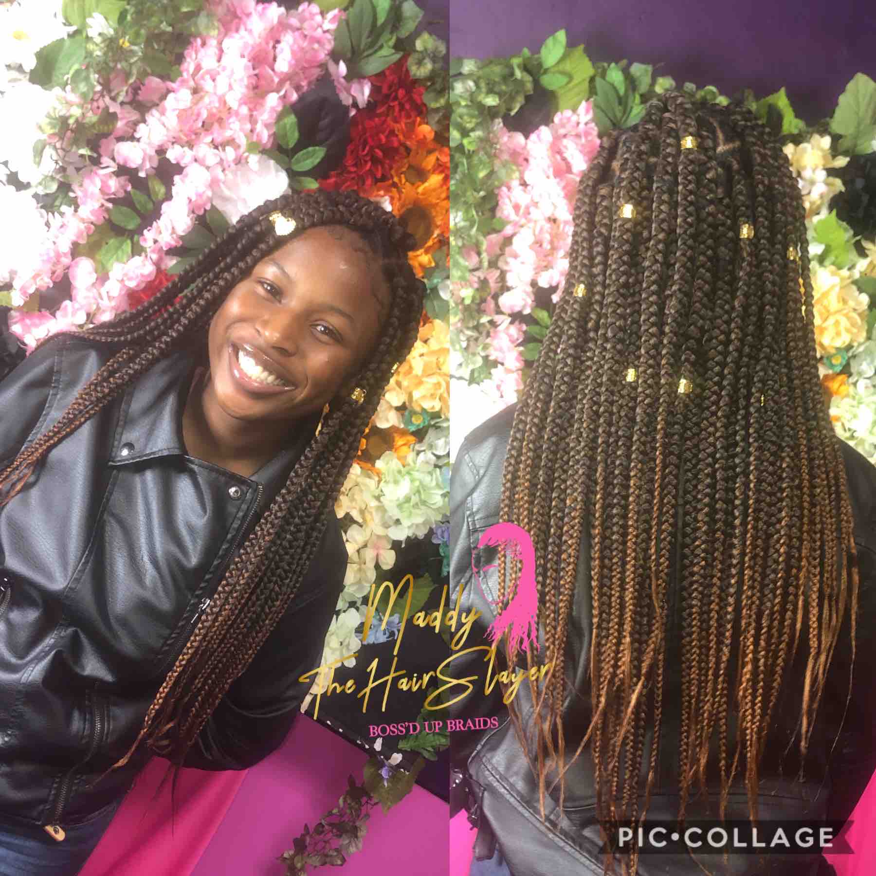 Box Braids W/ Embellishments