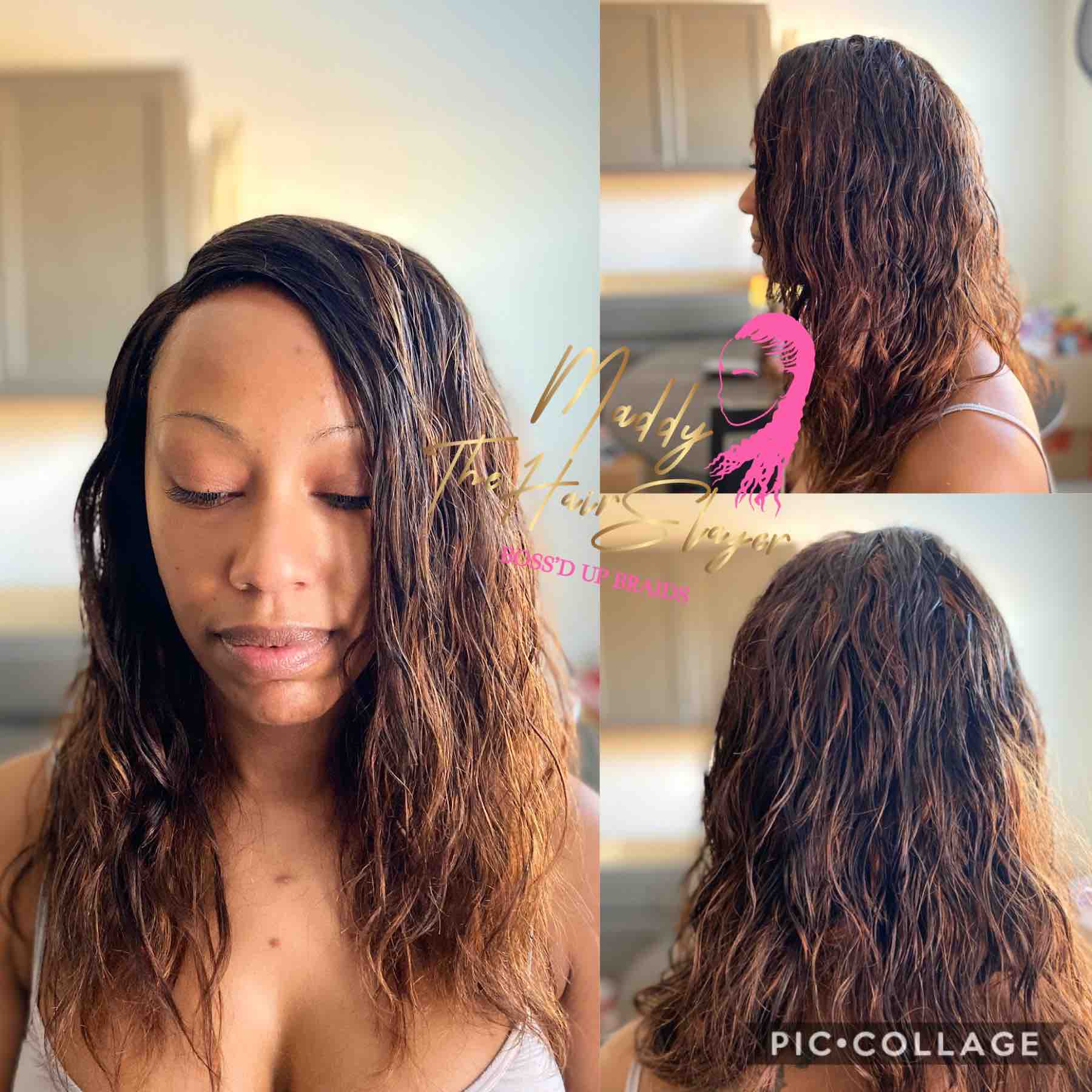 Closure Sew In W/ Highlights