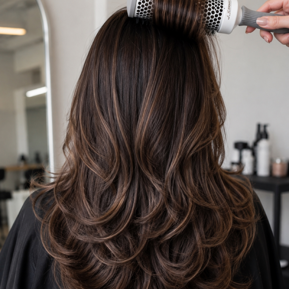 Blowout + Iron - Long Hair at The Pretty Parlor in Orlando, FL