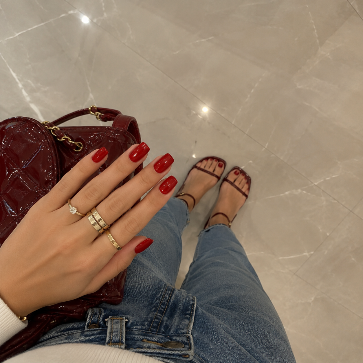 Gel Mani + Regular Polish Pedi at Redakcia in Tualatin, OR
