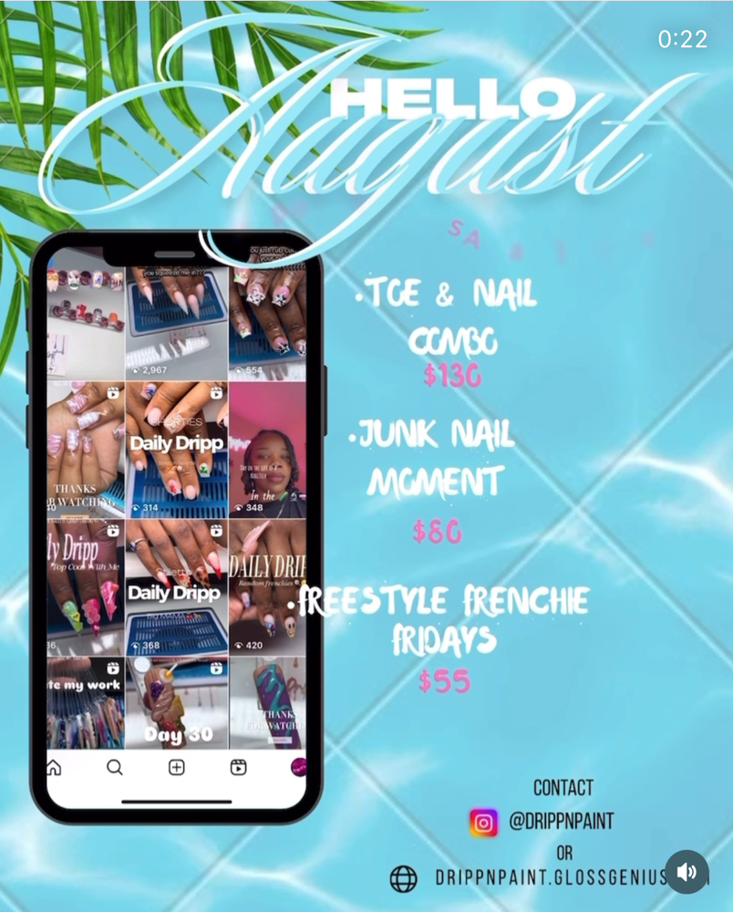 Toe & Nail Combo $130