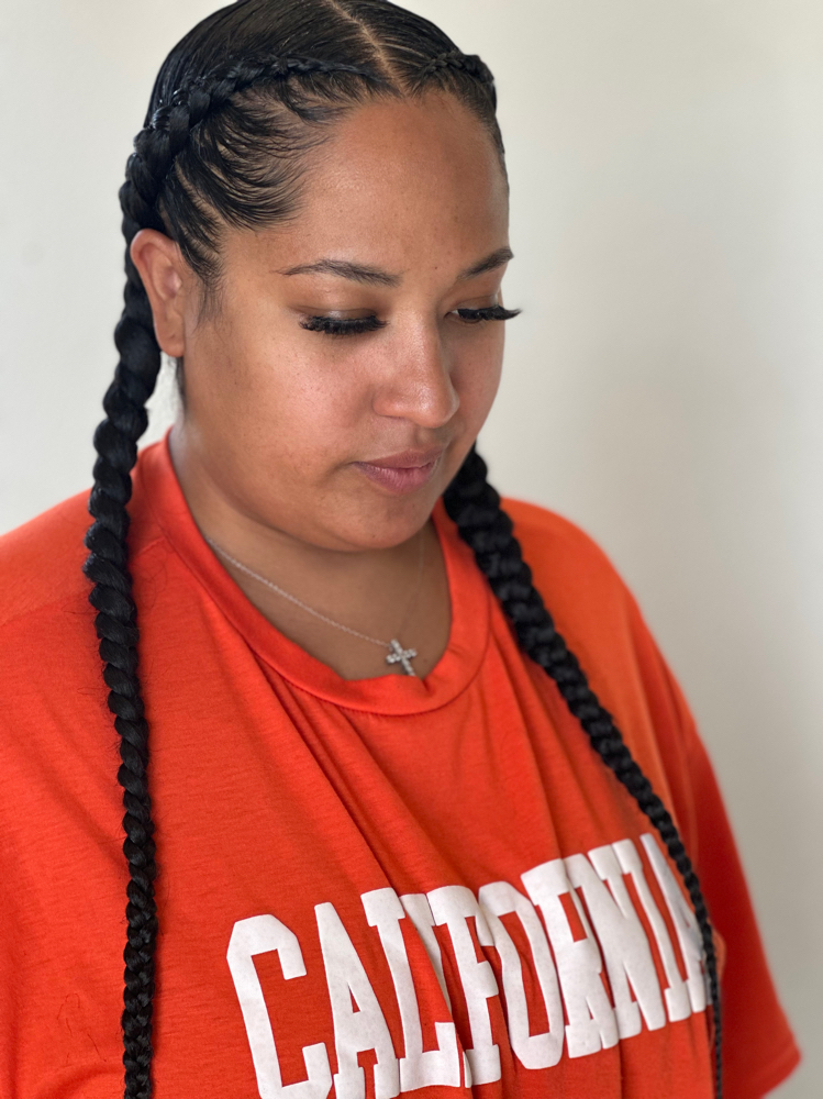 Two Feed In Braids