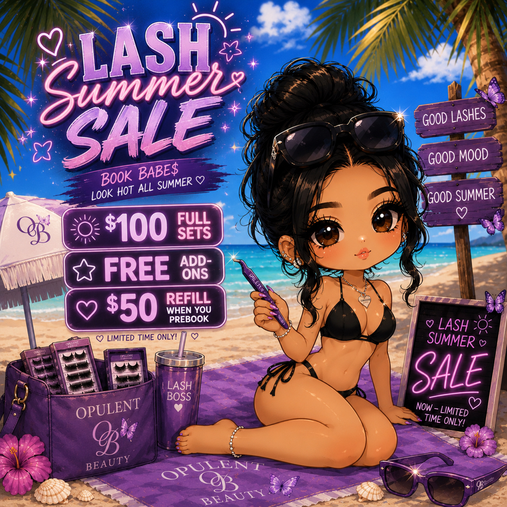 SUMMER LASH SALE *July* at Opulent Beauty in Houston, TX