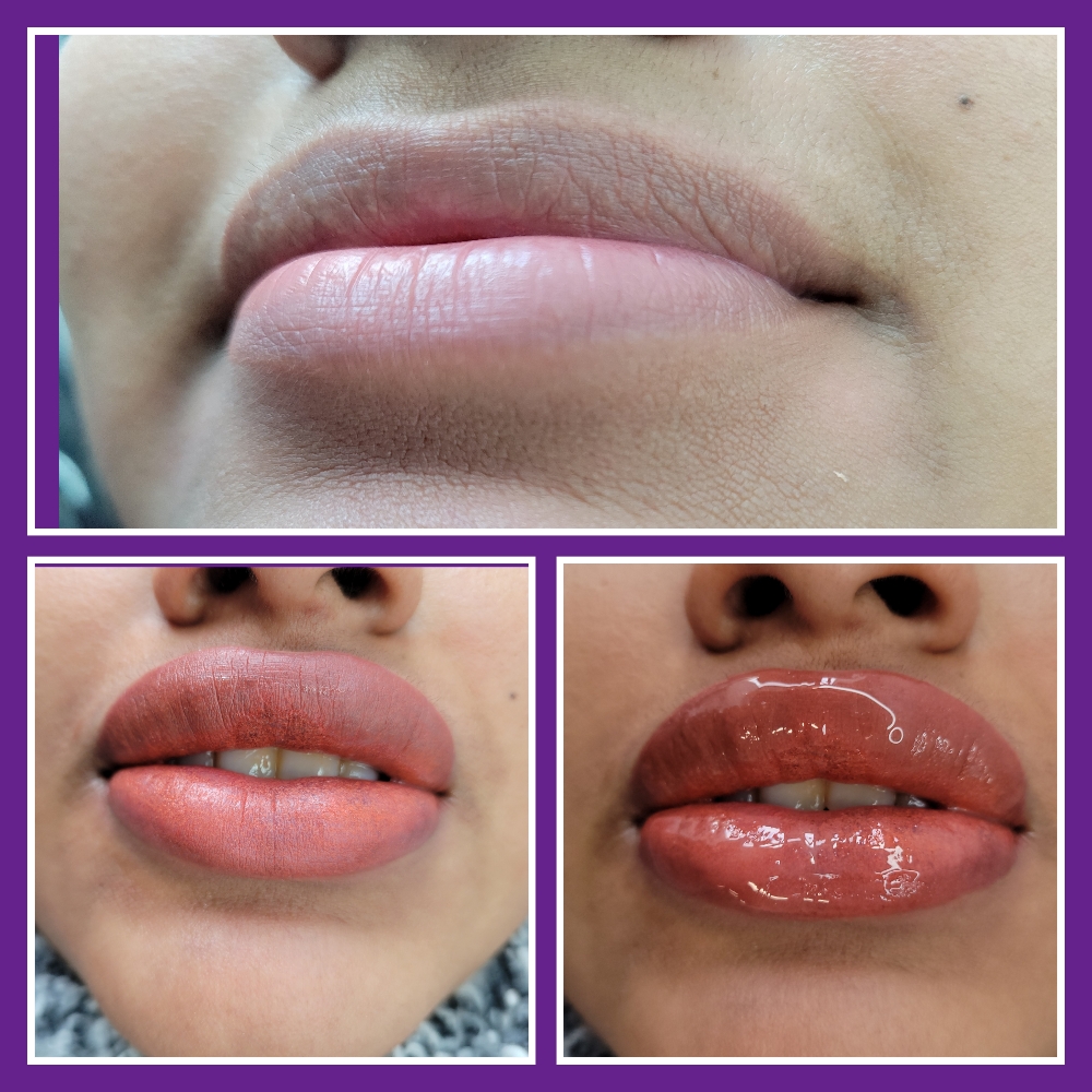 Model Lip Blushing