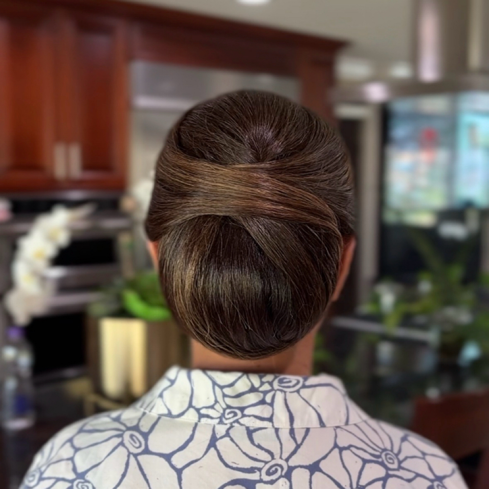 Updo / Half Up Half Down (In Salon) at Jasmine Flores in Ontario, CA