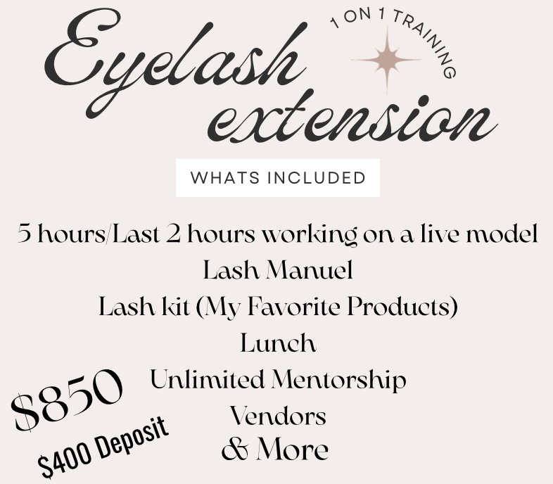 Eyelash Extension Training